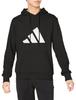 Adidas Future Icon Logo Graphic Black Size L Sweatshirt, Sportswear, Hoodie, BP041, Men's, (H39801),