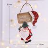 Christmas Tree Decorations Resin Hanging Tags For Holiday Scene Decor Gift Items