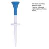 5Pcs Golf Tees Compact Size Height Adjustable Lightweight Unbreakable Low Friction Golf Tees