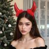 Костюм с хвостом дьявола с повязкой на голову дьявола, бабочкой, аксессуар для косплея дьявола на Хэллоуин для женщин, подростков, маскарад, косплей-вечеринка