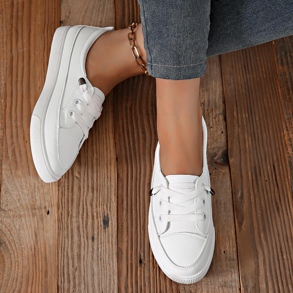 Женские кроссовки весна-лето модные дышащие кроссовки женские круглые носки неглубокие мокасины повседневные удобные туфли на плоской подошве женские