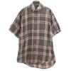 Check Pattern Short Sleeve Button Down Shirt S BLAIRE Men's Used
