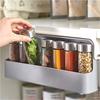 Кухонная банка для соли, перца, специй с настенным держателем для хранения, контейнер, легко брать с собой, экономя место, приправы, шейкер для барбекю, бутылки для специй
