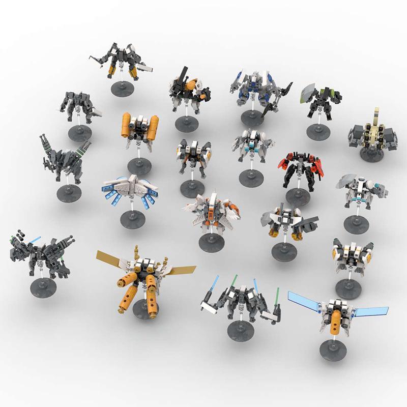 Строительный блок M, совместимый с Lego, Робот-трансформер Меха-Носорог, Развитие интеллекта, Модель Mind Set для детей