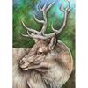 5D DIY полная круглая дрель алмазная живопись олень животное Алмазная вышивка набор крестиков мозаика подарок из смолы настенное искусство домашний декор