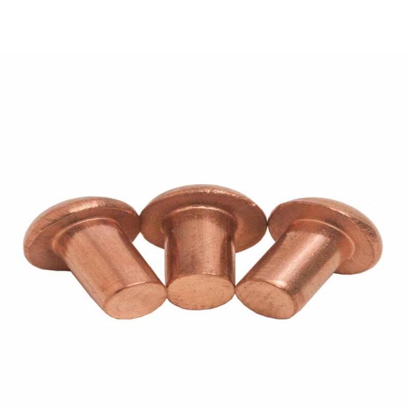 Медные заклепки Rongyu M5x18мм, solid, с круглой головкой