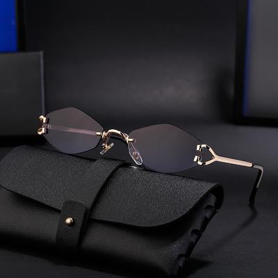 Солнцезащитные очки без оправы Rhombus женские солнцезащитные очки Trend Street женские солнцезащитные очки