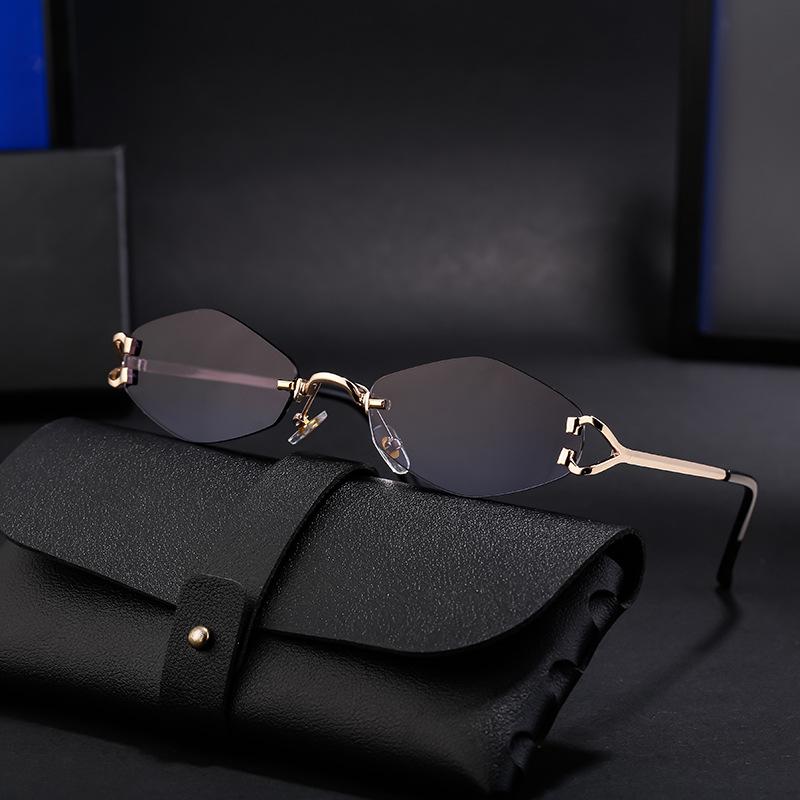 Солнцезащитные очки без оправы Rhombus женские солнцезащитные очки Trend Street женские солнцезащитные очки