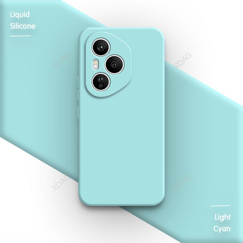 Оригинальный мягкий чехол для телефона Honor 400 Pro Lite 400Pro 400Lite 5G China Global Funda Конфетный Двойной слой Жидкий силикон Задняя крышка