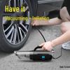 Беспроводной портативный автомобильный насос для шин двойного назначения и пылесос