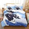 Комплект постельного белья Anime Air Gear Single Twin Full Queen King Size Bed Set Adult Kids Bedroom Duvet Cover Sets Anime Bed Sheet Set