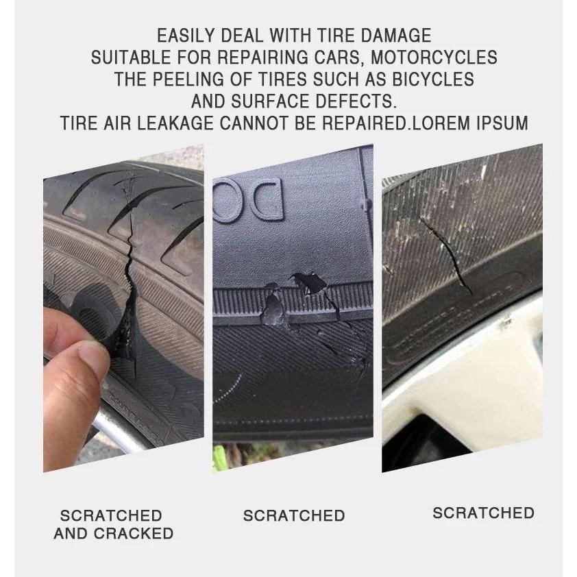 50 мл клей для ремонта автомобильных шин, клей для ремонта боковых травм, твердый клей