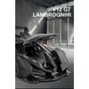 1/22 Модель спортивного автомобиля Lamborghini V12 GT из сплава, литая под давлением, металлическая, имитация, украшение, звук и свет, детская игрушечная машинка, подарки A471