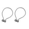 1 Pair Magnetic Curtain Tiebacks, Twisted Rope Curtain Holdbacks, Simple Decorative Draperies Holders for Bedroom Living Room Kitchen