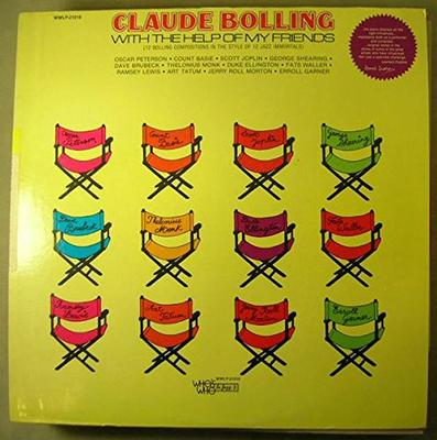 Виниловая пластинка CLAUDE BOLLING With The Help Of My Friends WWLP21018 Whos Who In Ja 1980 US Jazz Б/у