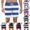 Мужские модные спортивные шорты с принтом, эластичный пояс, карманы, спортивные шорты