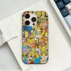 Смешной мультяшный S-Симпсоны для iPhone 16 15 14 13 12 11 17 Pro Max Plus Волновой гофрированный чехол для телефона Защитная крышка от падения