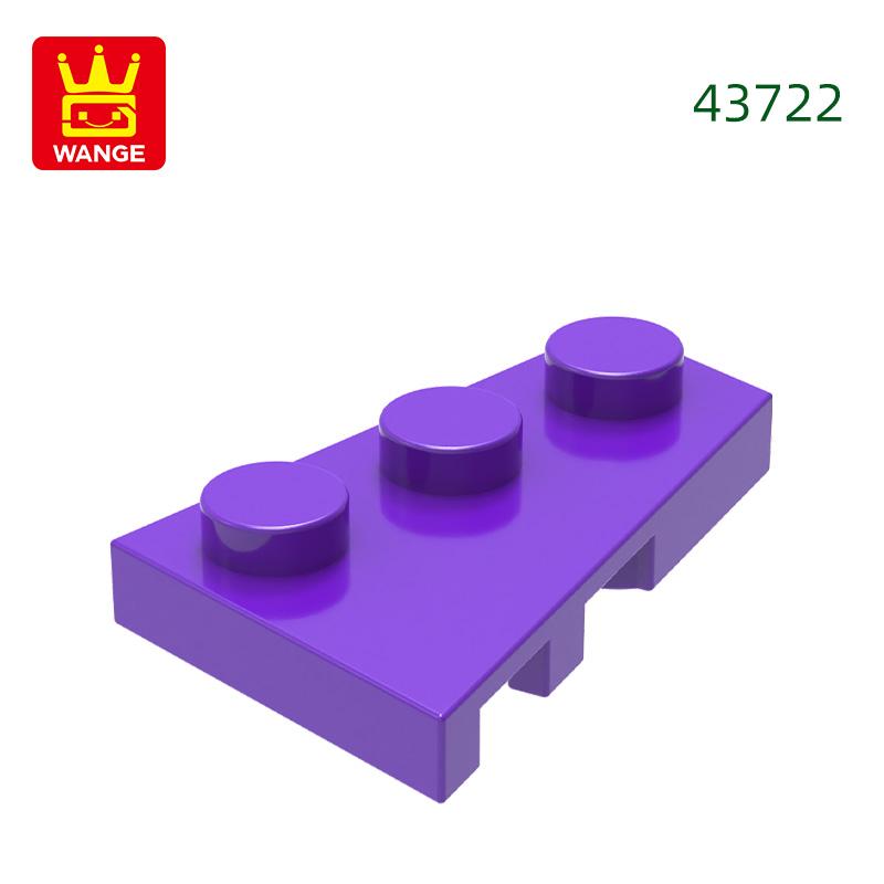 158 шт./лот 43723 2x3 Правый клин-пластина Строительные кубики Аксессуары MOC Совместимо с Фигурирующими кубиками Детские игрушки Идея для подарка Коробка