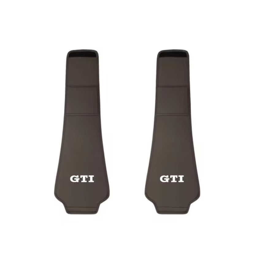 2Pcs Car Seat Pillow Cover Auto Headrest Protective Shell For VW Polo Golf T5 Caddy T4 Touran Golf GTI Passat CC GTD Hub Cap