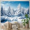 Snow Scene Home Decor Tapestry Psychedelic Scene Bohemia Wall Decor Background Cloth