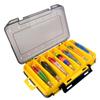 Fishing Tackle Box 14 Compartments Fishing Accessories Lure Hook Storage Case Double Sided Fishing Tool Organizer Boxes