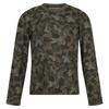 Детская/детская камуфляжная футболка Wenbie III с длинными рукавами
