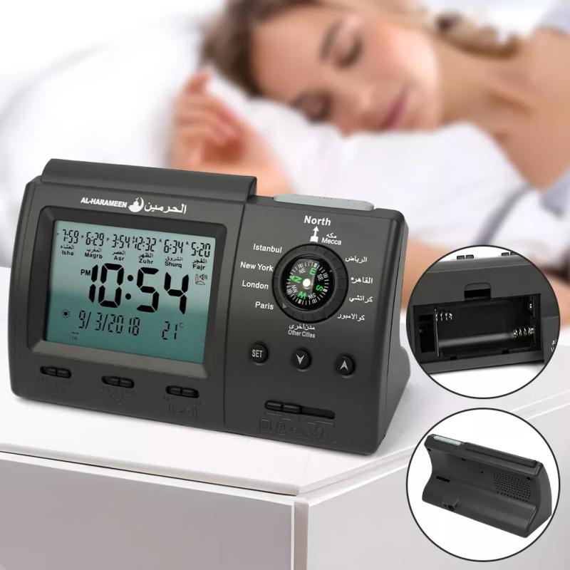 Мусульманские настольные часы с азаном для всех городов Исламский азан время для молитвы