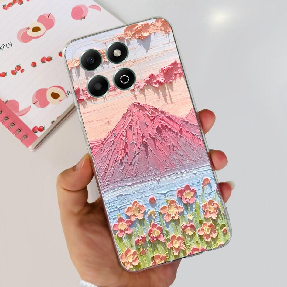 Чехол для Honor X6b JDY-LX1 JDY-LX2 Чехол Роскошный Мраморный Узор Мягкий Прозрачный Силиконовый Задняя Крышка Телефона Для Honor X6b 4G X 6B Fundas