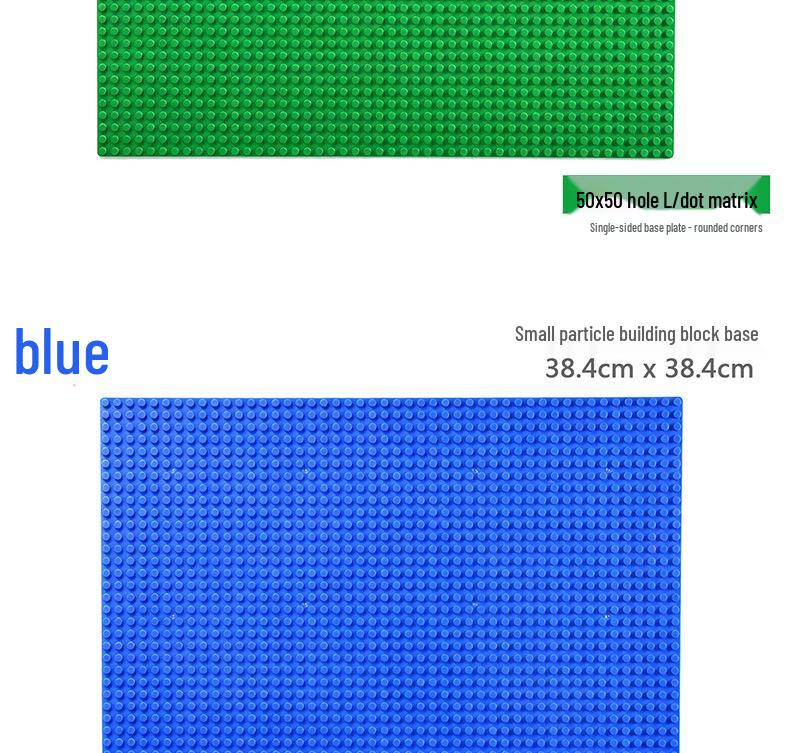 Совместимая базовая пластина 48x48 шипов для 4186 Маленьких кубиков, 38,4x38,4 см, Основа для пиксельной графики, фон-стена