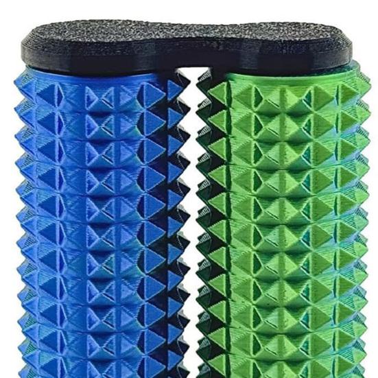 Spiky Roller Fidget Toy Тревога Снятие стресса Дети Подростки Взрослые Ручная неровная роликовая массажная палочка Портативная двухрядная роликовая сенсорная игрушка