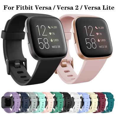 Спортивный силиконовый ремешок для Fitbit Versa 2, сменный браслет для Fitbit Versa Lite, браслет для Fitbit Versa, ремешок для часов