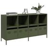 VidaXL Olive Green Buffet 135x39x73.5 Cm Cold-rolled Steel, Storage Furniture, Kitchen Storage Furniture, Furniture of 3307165