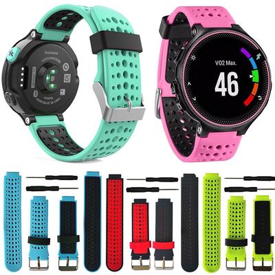 Спортивный силиконовый ремешок для спорта на открытом воздухе для Garmin Forerunner 235 220 230 620 630 735XT Smart Watch Band