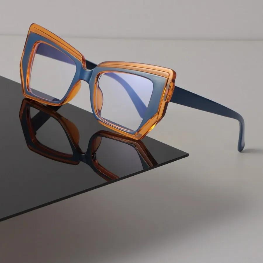 Minimalist Luxury Transparent Glasses Cool Square Frame Eyeglass Women Men Cool Clear Lens Frame Glasses