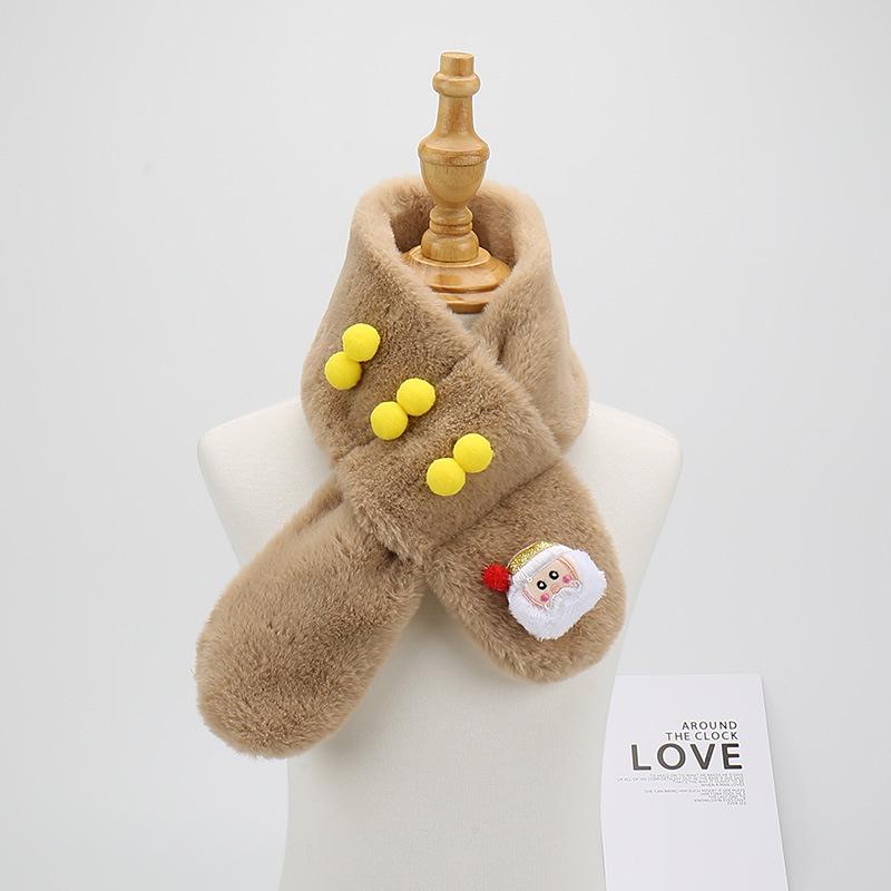 Children's Cute Cartoon Winter Scarf - Korean Style for Boys and Girls