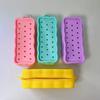 DIY Silicone Hole Pen Bag Large Capacity Pencil Case New Student Stationery Bag