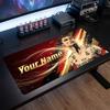 Cristiano Ronaldo Custom Large Mouse Pad, Personalized Name Text Print, Football Logo Non‑Slip Desk Mat Gaming Gift