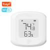 Тестер температуры и влажности Tuya ZigBee с цифровым дисплеем и приложением для мобильного телефона с дистанционным управлением