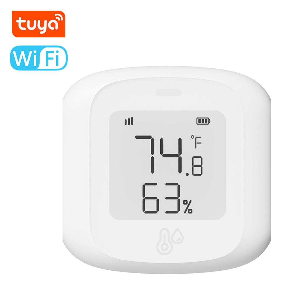Тестер температуры и влажности Tuya ZigBee с цифровым дисплеем и приложением для мобильного телефона с дистанционным управлением