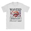 Мужские футболки Wanted Dead Or Alive Monkey D Luffys Ones Pieces Хлопковая одежда Крутая футболка с круглым вырезом Классические футболки