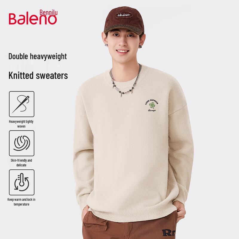 Baleno Unisex Heavyweight Crew Neck Knit Sweater