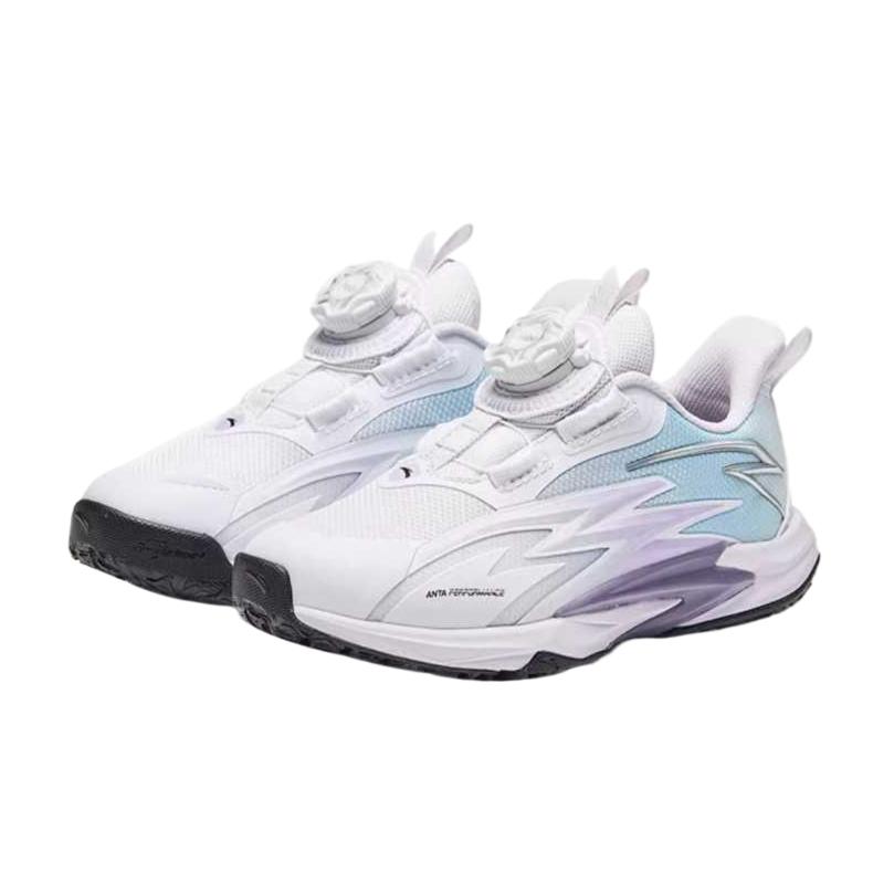 Anta Kids Fly Knight 8.0 Strong Grip Non-Slip Shock Absorbing Wear-Resistant Running Shoes Kids Running Shoes 322449963-2