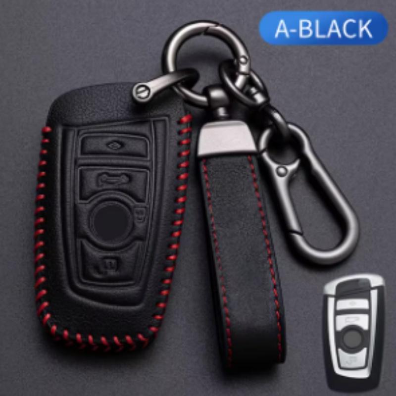 Leather Car Remote Key Case Cover Shell For BMW 1 2 3 4 5 6 7 Series F20 F30 F31 F34 F10 F11 X3 F25 X4 I3 M3 M4