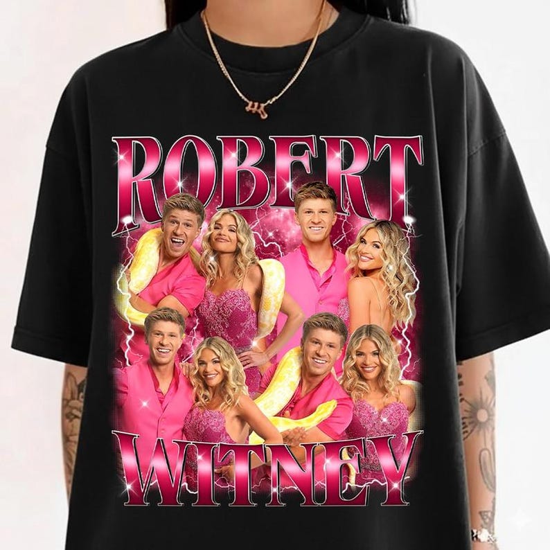 Унисекс винтажная футболка Robert Witney Bootleg, Унисекс футболка Robert And Witney Dancing With The Stars