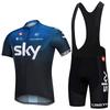 Summer Outdoor Cycling Suit Tour de France Cycling Suit Short Sleeve Suit Men's Road Bike Mountain Bike Cycling Shirt Breathable