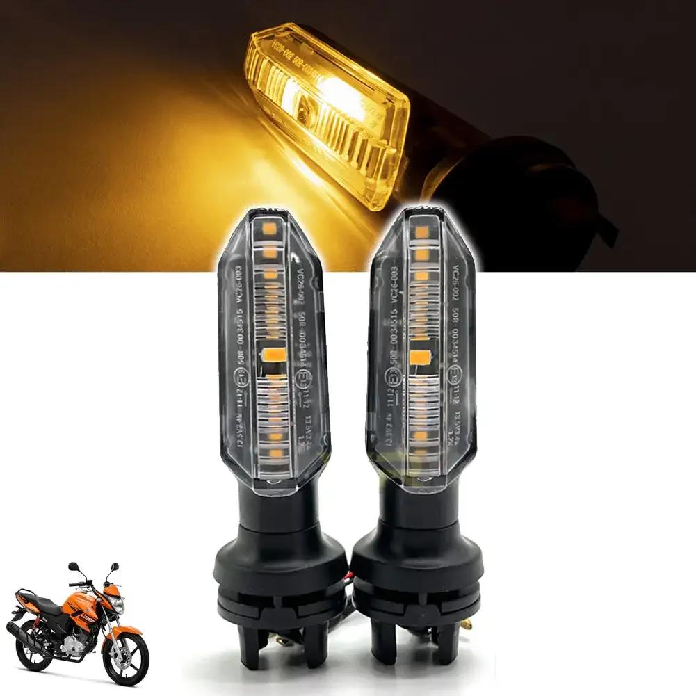 Для Honda TITAN150 TITAN2000 CB250LED 2 шт. мотоциклетные указатели поворота 12 светодиодов индикатор потока воды стрелки мигающие лампы