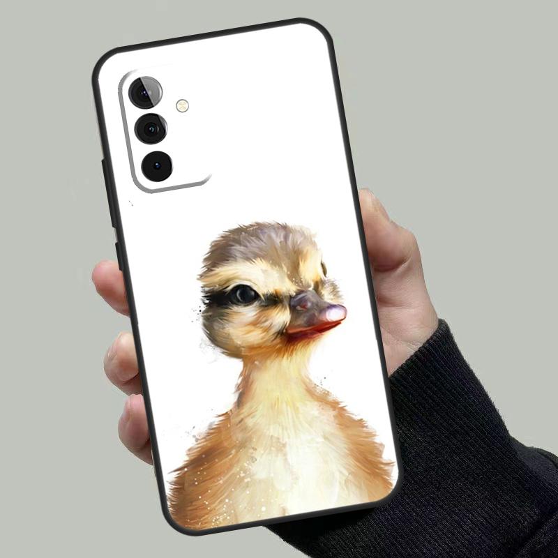 Милый Мультяшный Чехол-Утка Для Samsung Galaxy A56 A36 A16 A33 A13 A23 A52 A32 A12 A54 A34 A14 A53 A15 A35 A55 A17