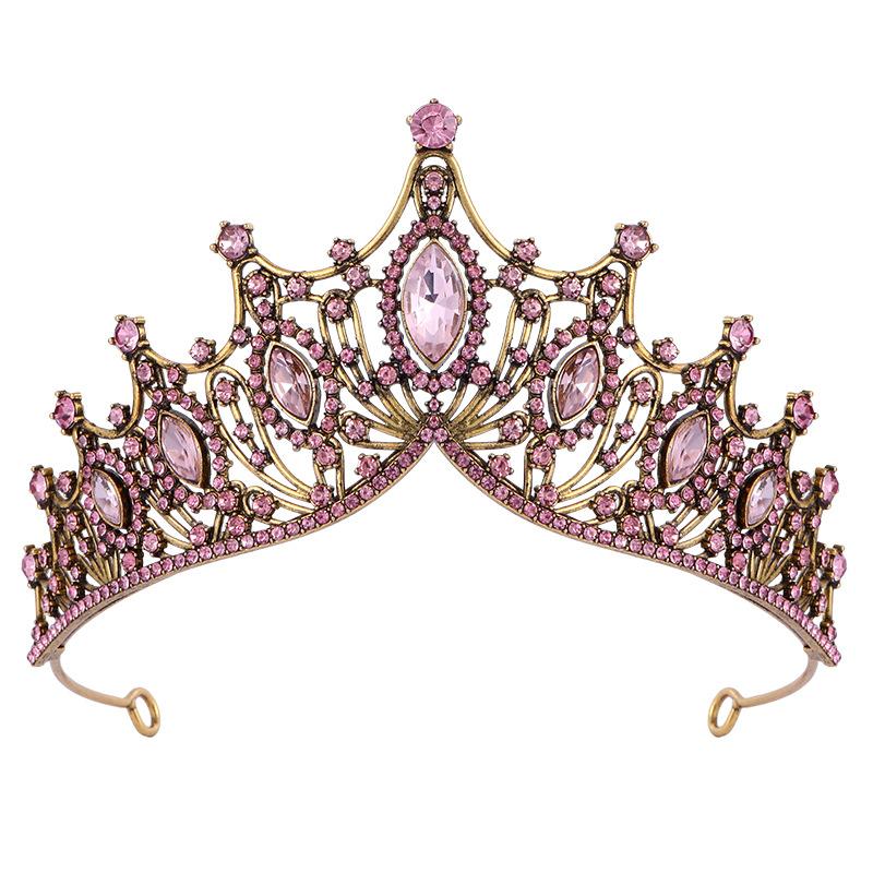 Стильная хрустальная тиара для дня рождения, винтажная королевская корона для девочек, выпускного вечера, свадьбы, невесты