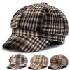Autumn And Winter New Lightweight Beret, Casual Fashion Plaid Versatile Octagonal Hat For Women