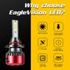 2Pcs Waterproof High Brightness LED Car Light Bulb Automobile Headlights Lamp
